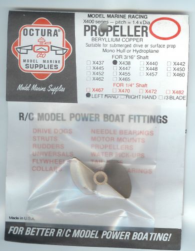 Octura X427 bc. pitch  1.50"